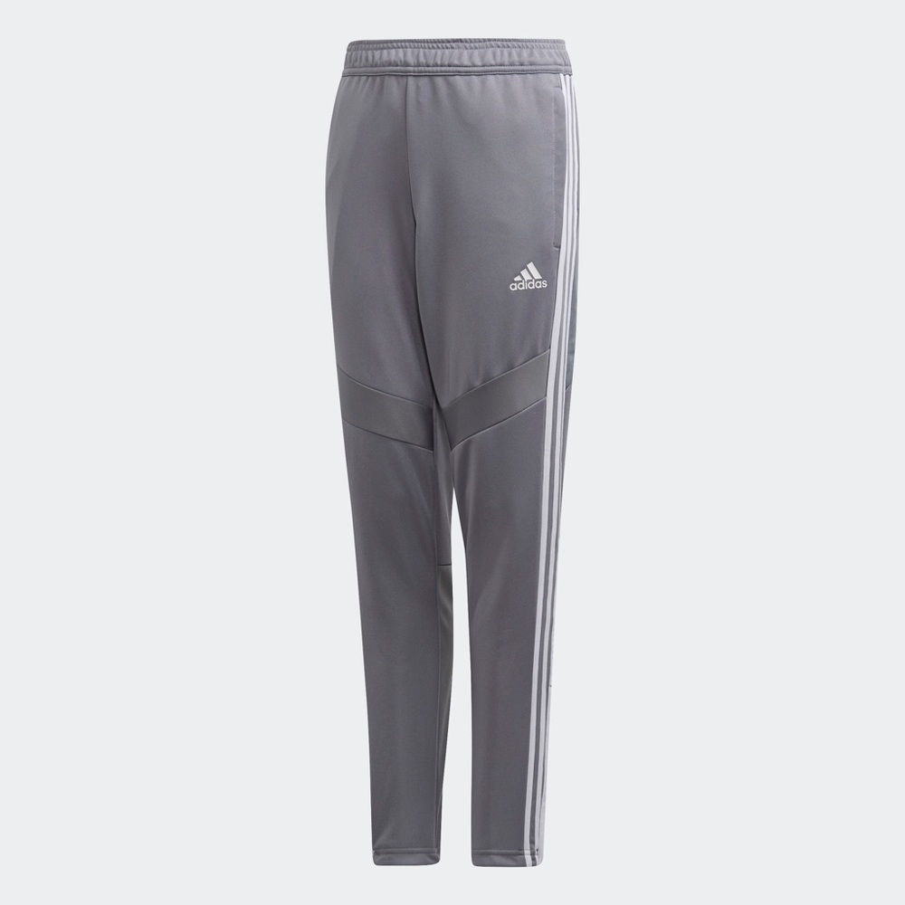 New Adidas TIRO 19 TRAINING PANTS GREY / WHITE